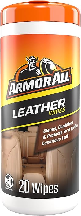 Armor All Interior Cleaner Car Leather Wipes by , For Cleaning Cars, Trucks and Motorcycles, 20 C... | Amazon (US)