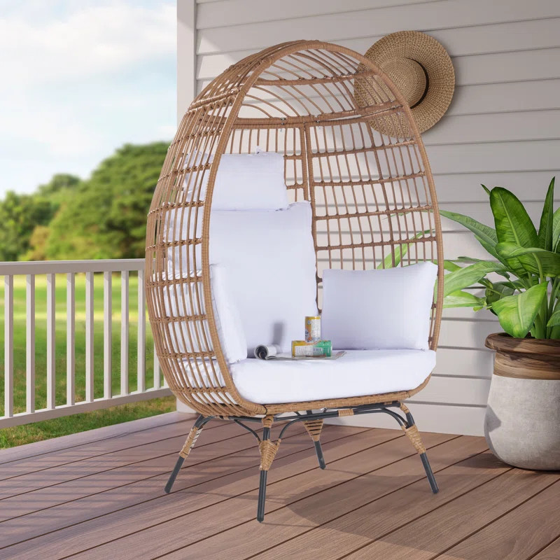 Wicker Outdoor Lounge Chair | Wayfair North America