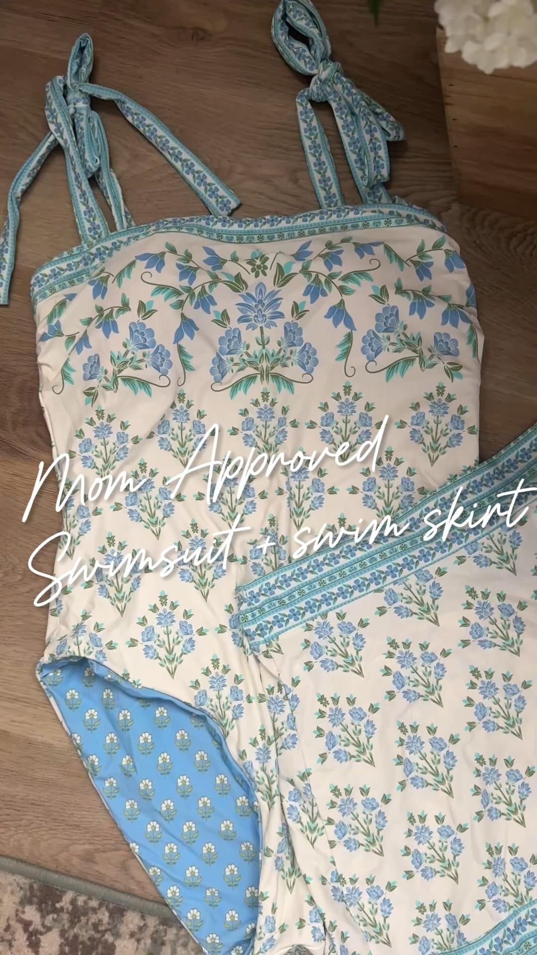 Mom approved one piece swim with matching swim skirt AND matching swim for big & little girls!! Wearing XL in both 

#LTKKids #LTKMidsize #LTKSwim