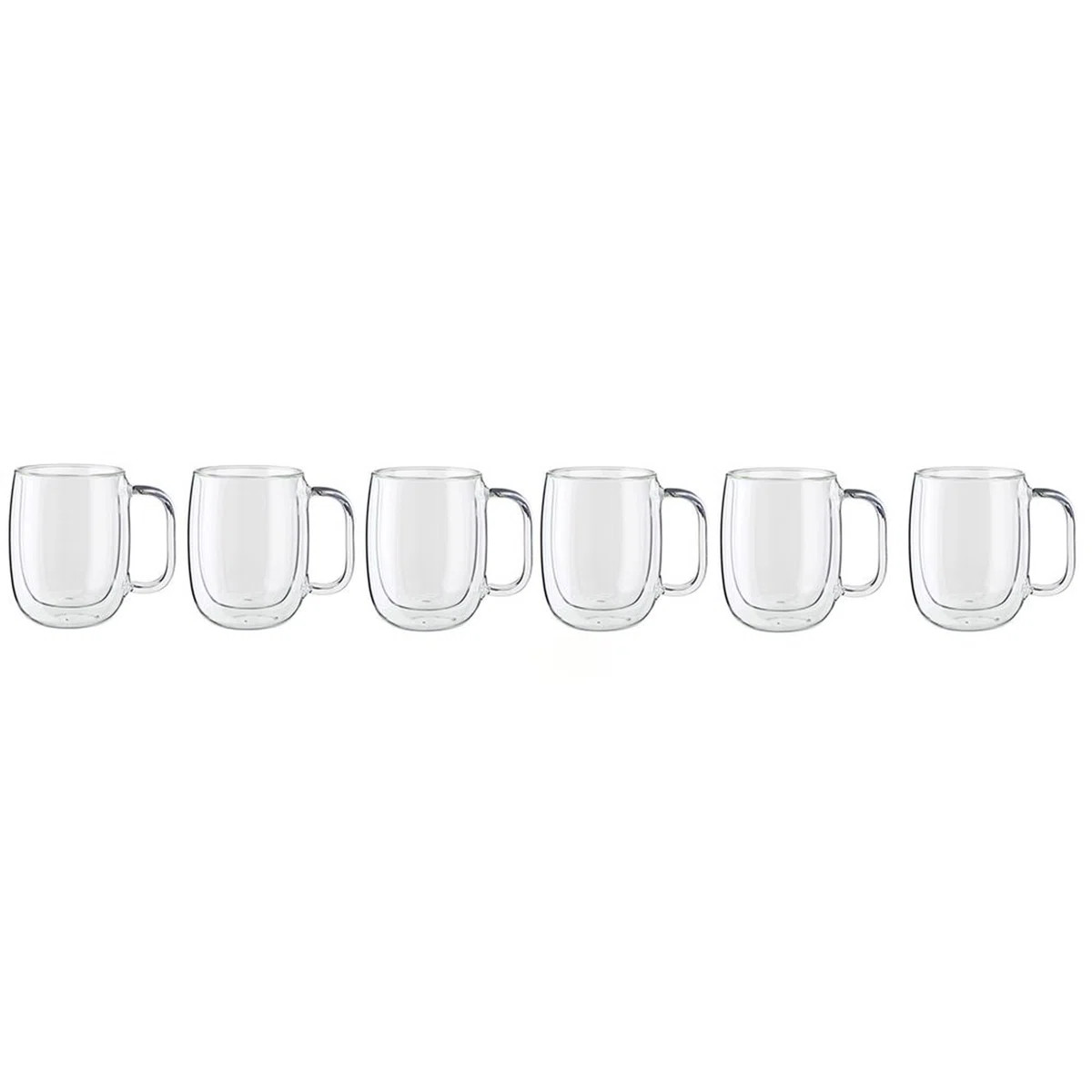 ZWILLING Sorrento Plus Double-Wall Glass Coffee Mug (Set of 8) | Wayfair North America