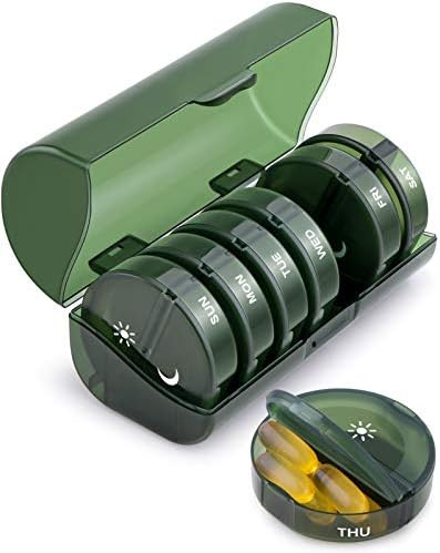 TookMag Pill Organizer 2 Times a Day, Weekly AM PM Pill Box, Large Capacity 7 Day Pill Cases for ... | Amazon (US)