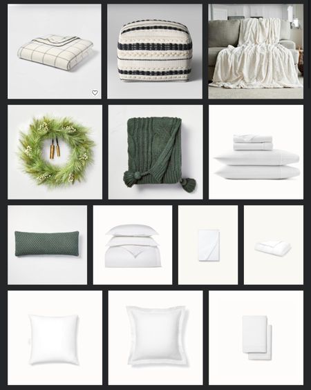 bedding on sale  for the bedroom!! 20 
% off boll & branch with code: HOME22

These are all items we have and use in our bedroom

Holiday and Christmas decor for the bedroom with cozy throw blankets, poufs and wreath  

#ltkholiday 

#LTKsalealert #LTKSeasonal #LTKhome