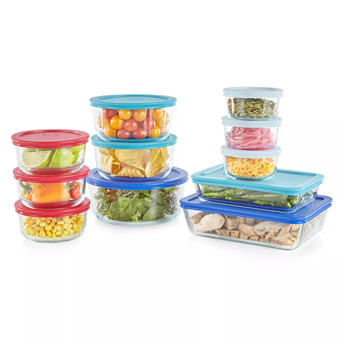 Pyrex 22-pc. Glass Food Storage Set | Kohl's