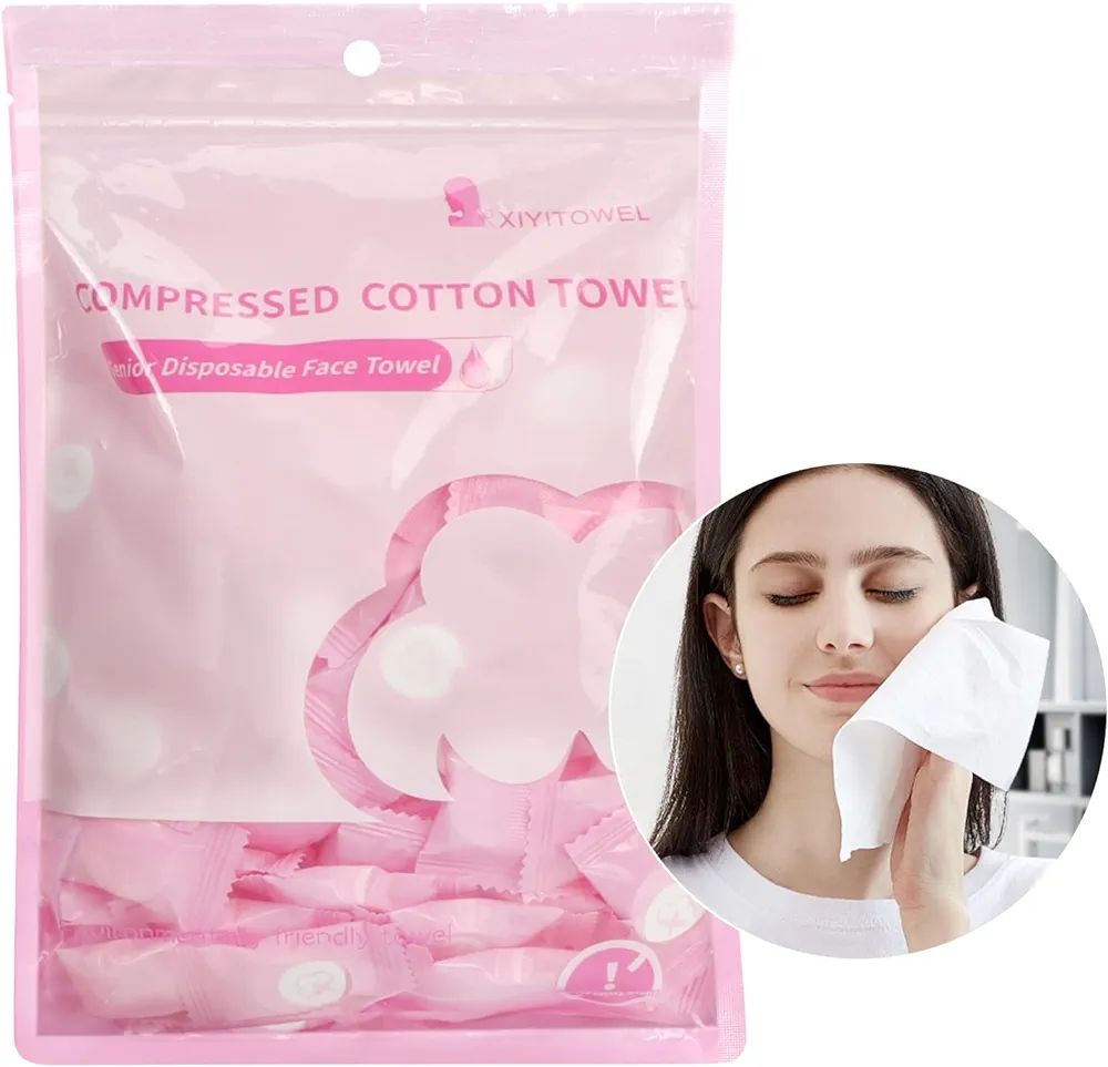 Simfree 100PCS Compressed Towel,Disposable Face Compressed Towel,Disposable Portable Face Towel M... | Amazon (US)