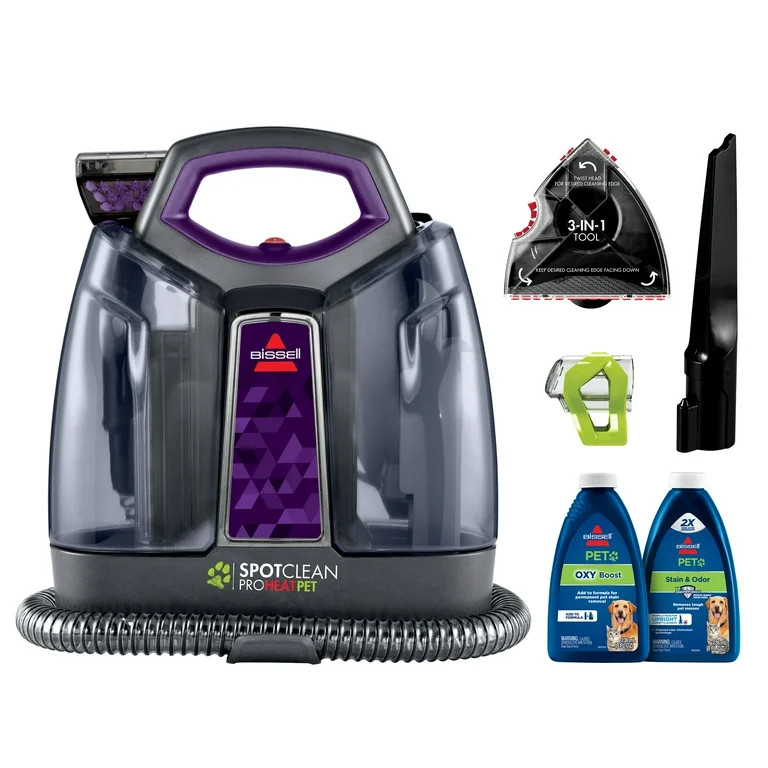 BISSELL SpotClean ProHeat Pet Portable Carpet Cleaner 2513W | Walmart (US)