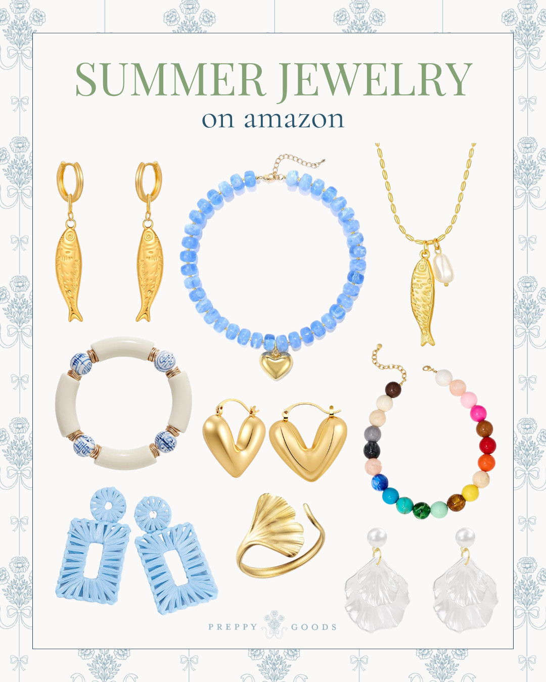 Summer jewelry that looks straight from a boutique… but it’s actually Amazon and so affordable ✨ 

 #LTKgrwm #LTKootd #LTKSeasonal