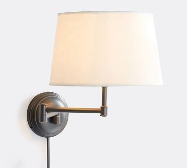 Chelsea Metal Swing-Arm Plug-In Sconce | Pottery Barn (US)