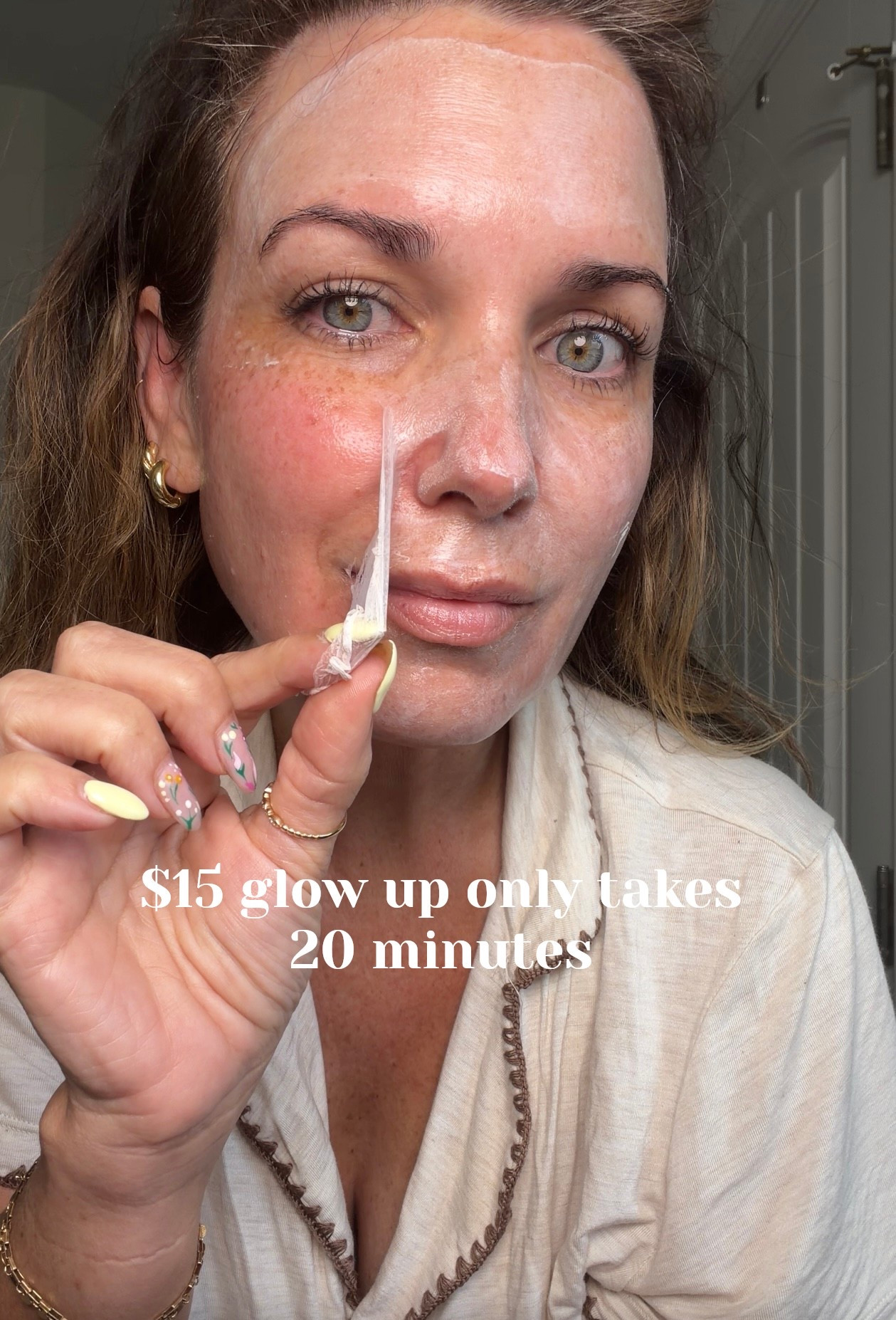 20 min collagen mask that hydrates my skin & makes it shine!!! Worth more than $15!!!!!!!!! It’s a must for aging skin!! 
I follow up with the collagen serum. 

#LTKOver40 #LTKBeauty #LTKselfcare