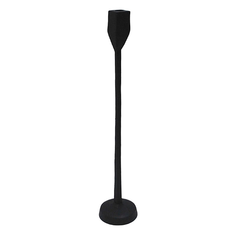 Black Metal Candle Holder, 28" | At Home