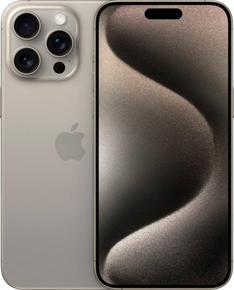 Apple iPhone 15 Pro Max, 256GB, Natural Titanium - Unlocked (Renewed) | Amazon (US)