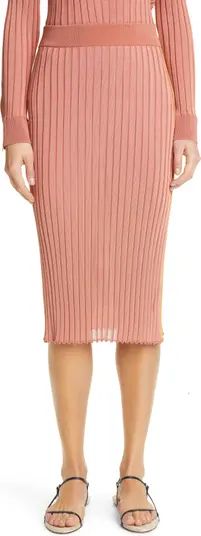 Sophie Rib Colorblock Skirt | Nordstrom