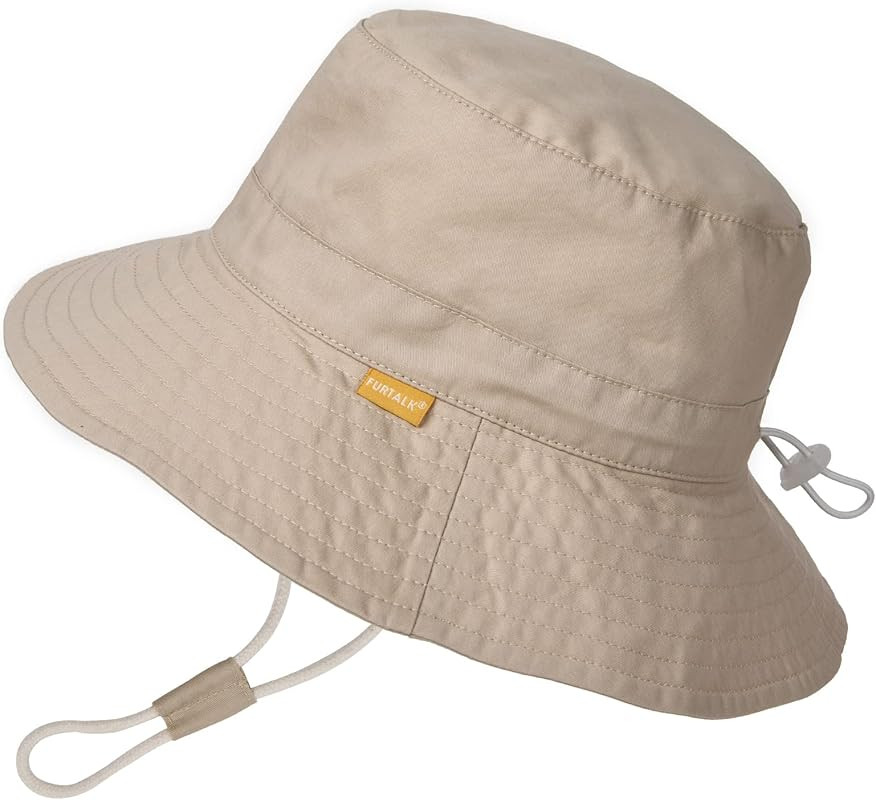 Baby Sun Hat for Boy Girl Toddler Summer Bucket Hats Kids UPF 50 Sun Protection Beach Hat | Amazon (US)