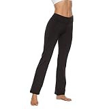 Yogamite Women's Standard Bootcut with 3 Pockets, Tummy Control Workout Flared Bootleg, Yoga Work Pa | Amazon (US)