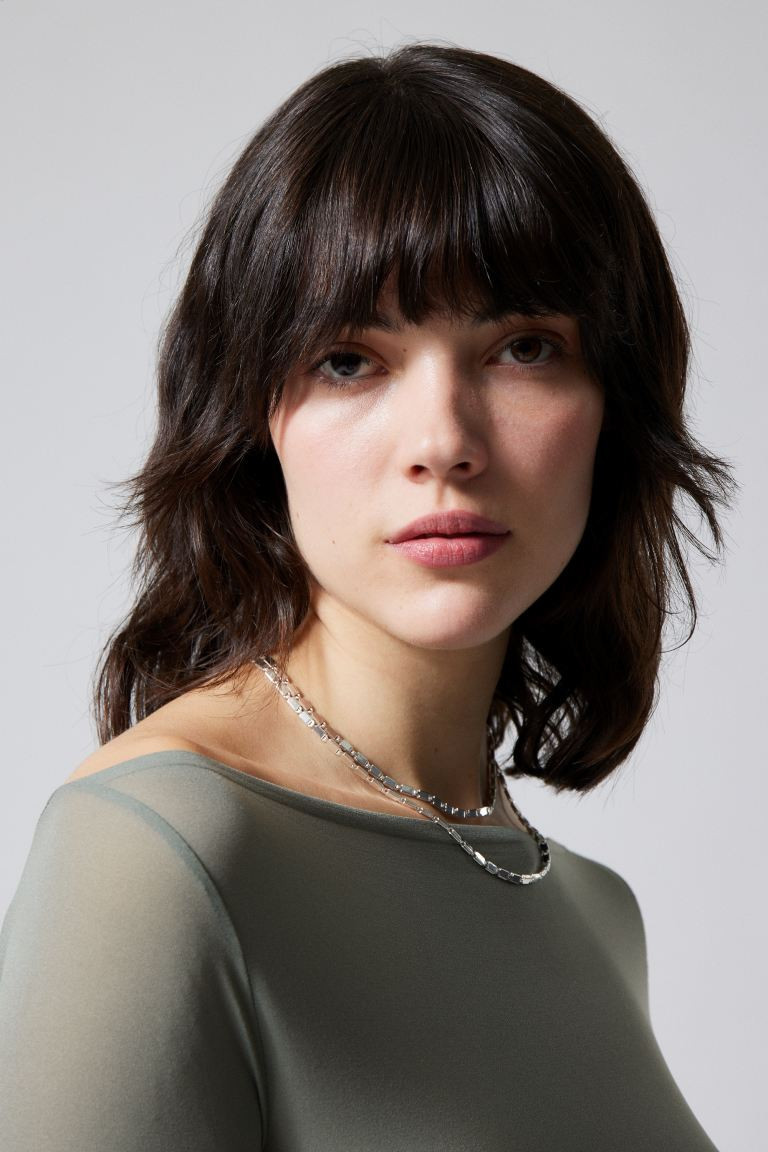 Sheer Boatneck Long Sleeve | H&M (UK, MY, IN, SG, PH, TW, HK)