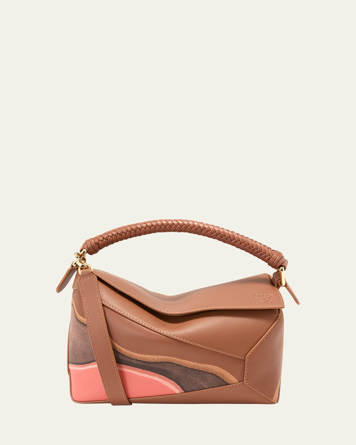 Puzzle Edge Small Top-Handle Bag in Nappa Leather | Bergdorf Goodman
