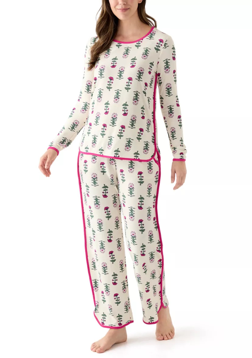 Women's Long Sleeve Pajama Top and Pants Set | Belk