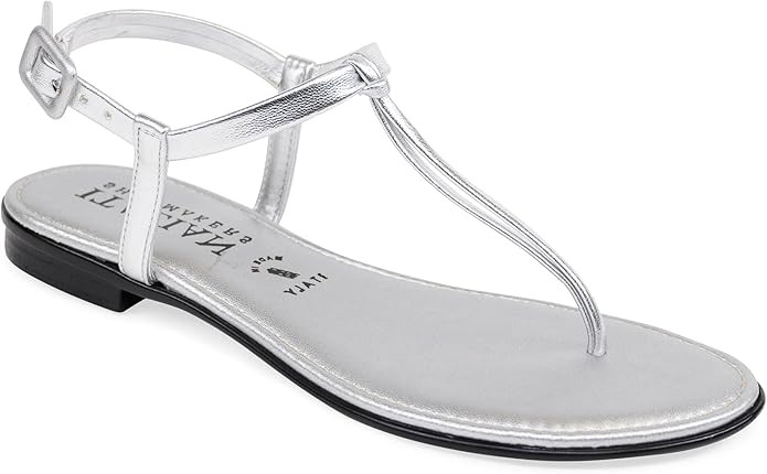 ITALIAN Shoemakers Daila - T Strap Flat Sandal | Amazon (US)