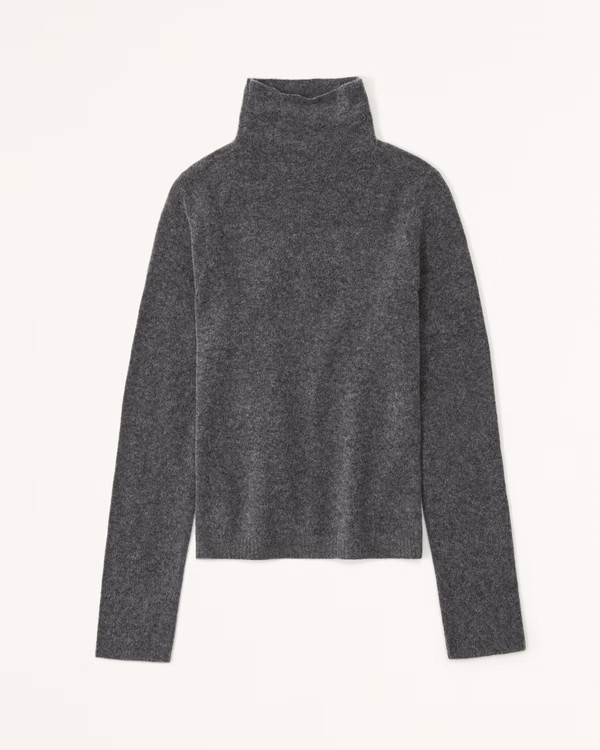 Merino Wool-Blend Turtleneck Sweater | Abercrombie & Fitch (US)