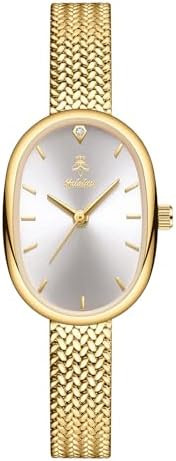 MASTOP Petite Vintage Oval Gold Women’s Watch, Waterproof Elegant Bracelet Watch for Small Wris... | Amazon (US)