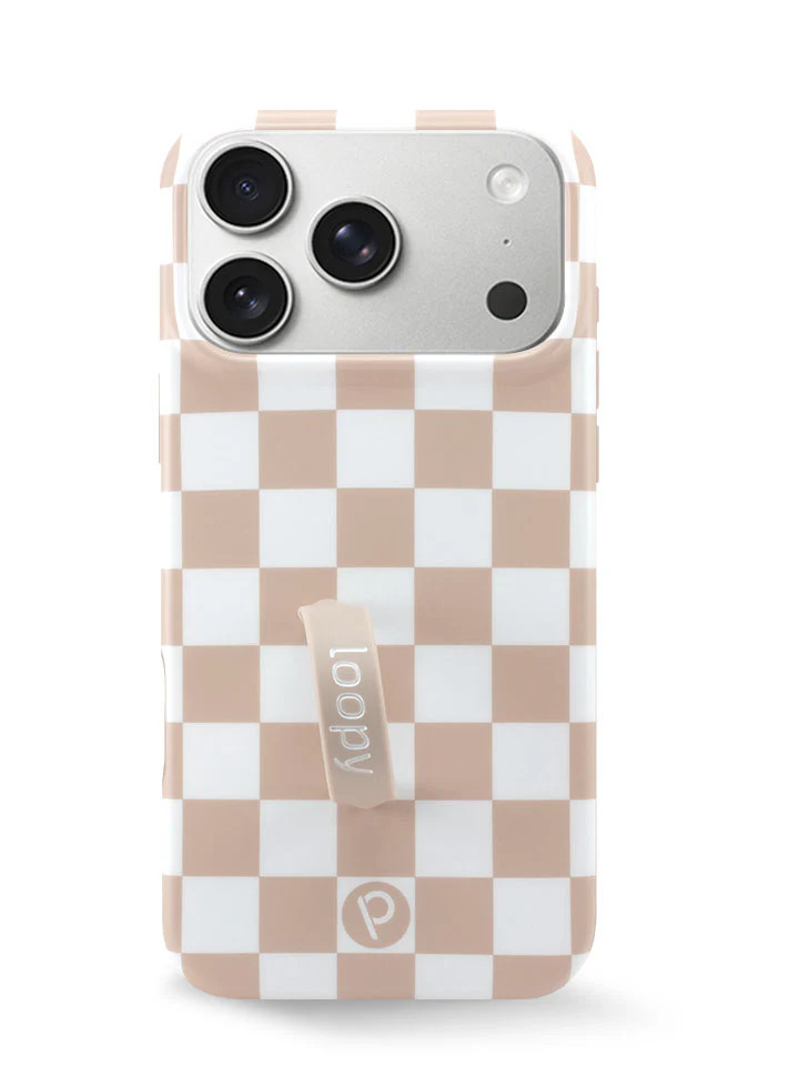 Loopy Cases - Sand Dollar Checkered | Loopy Cases