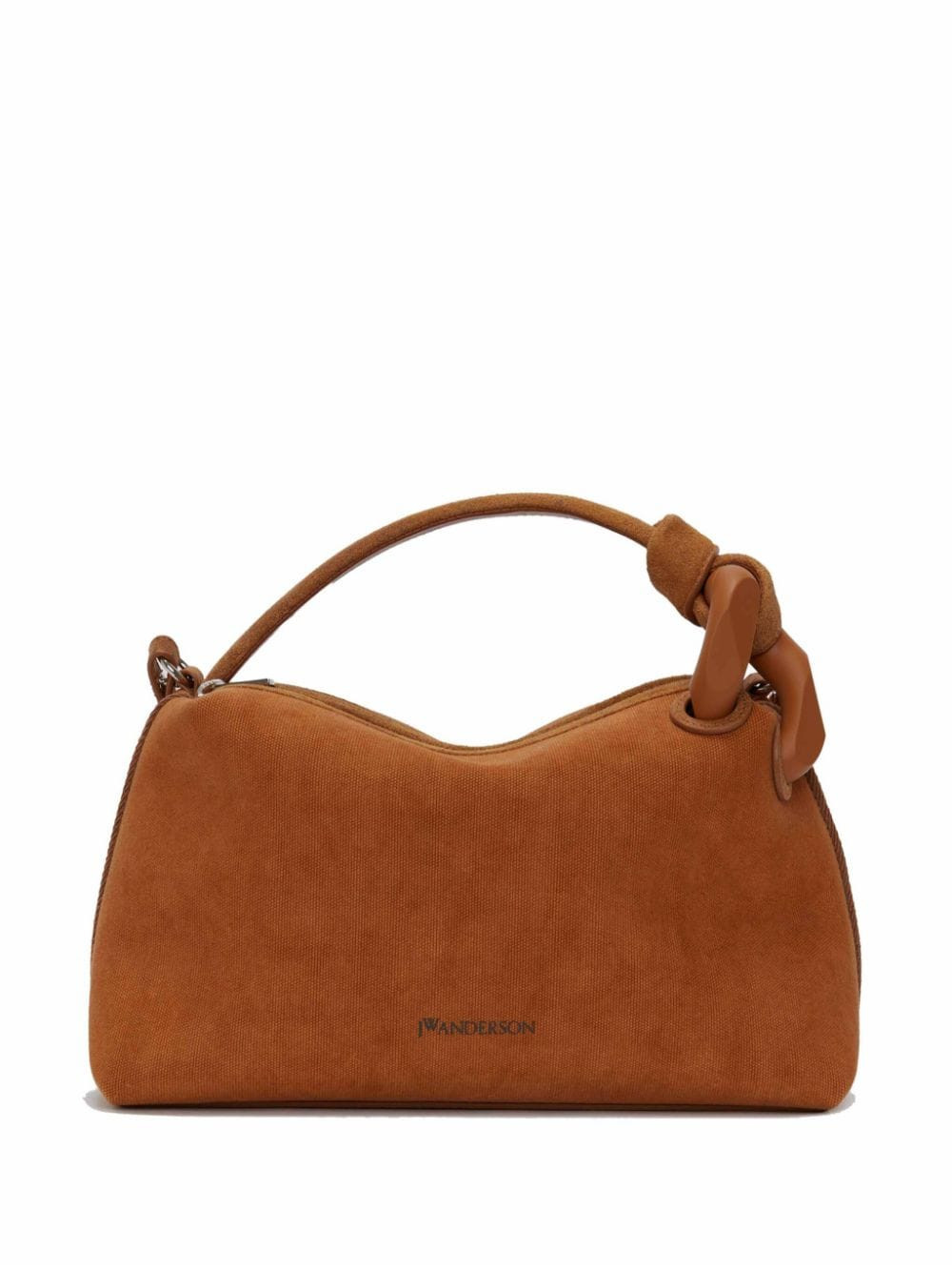 JW Anderson Corner canvas crossbody bag - Brown | Farfetch Global