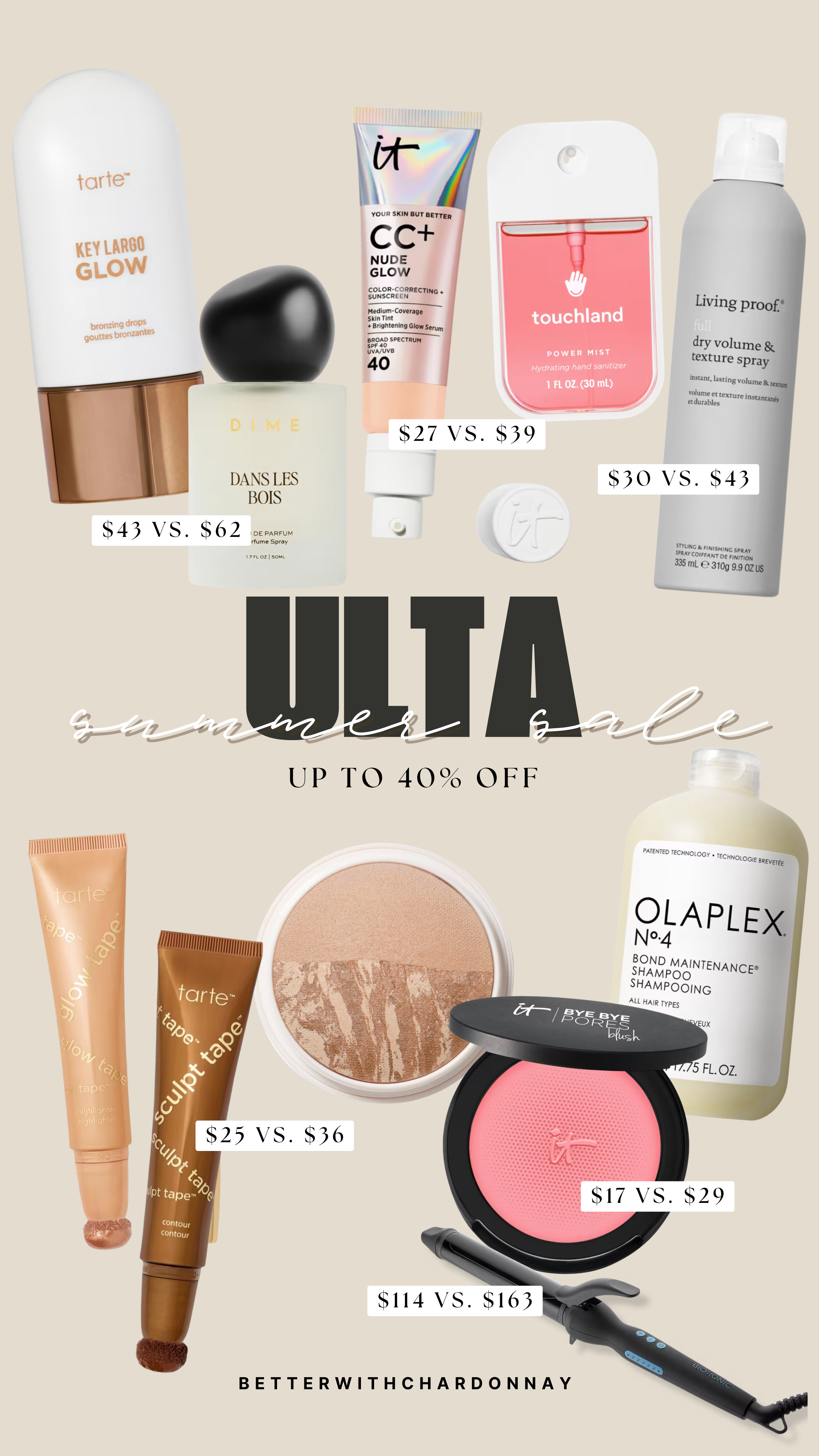 Ulta beauty summer sale up to 40% off!!

ulta beauty, summer sale, beauty favorites, on deal, summer sale 

 #LTKSeasonal #LTKSaleAlert #LTKBeauty