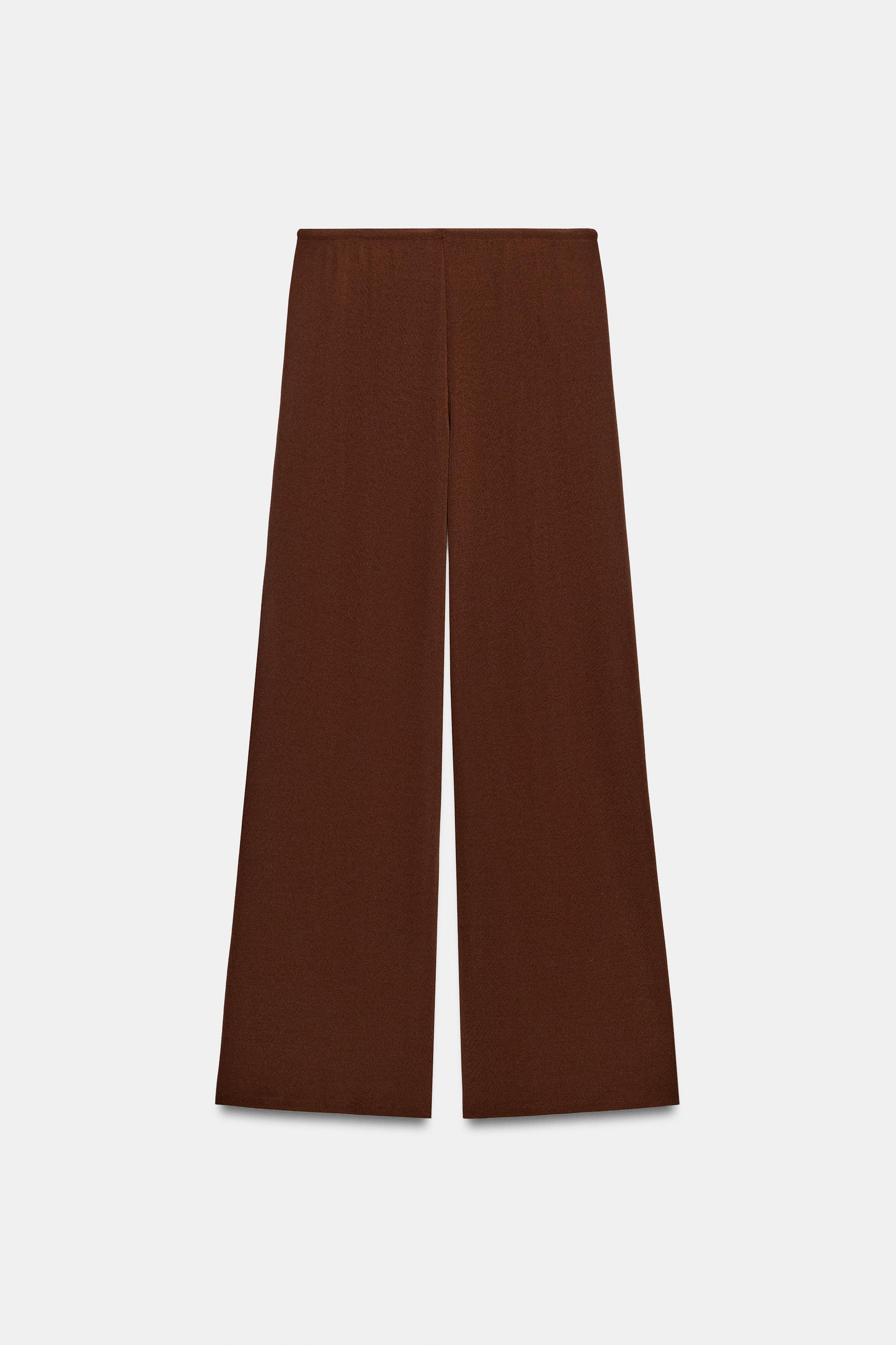 TEXTURED PALAZZO PANTS | Zara US