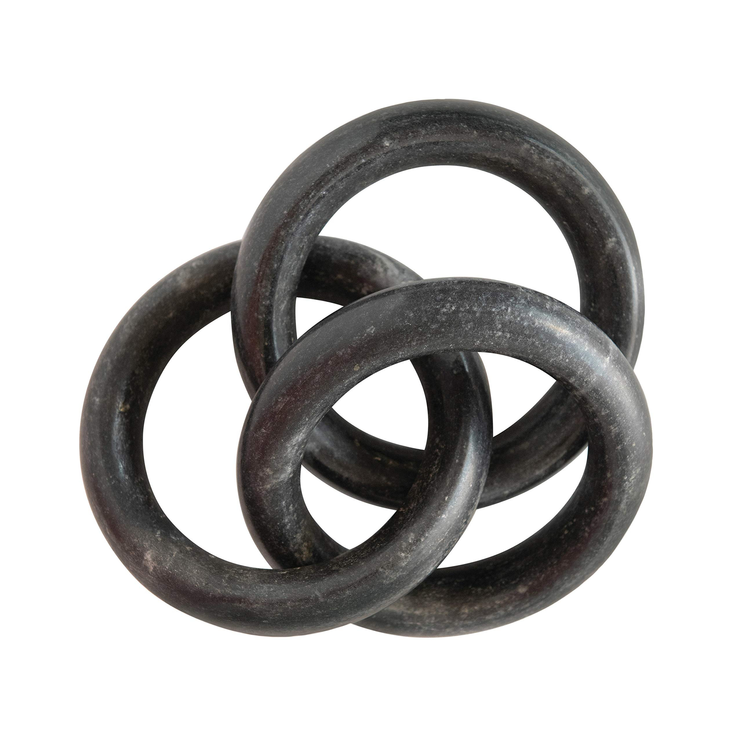 Bloomingville Marble Circle Chain, Black Décor | Amazon (US)