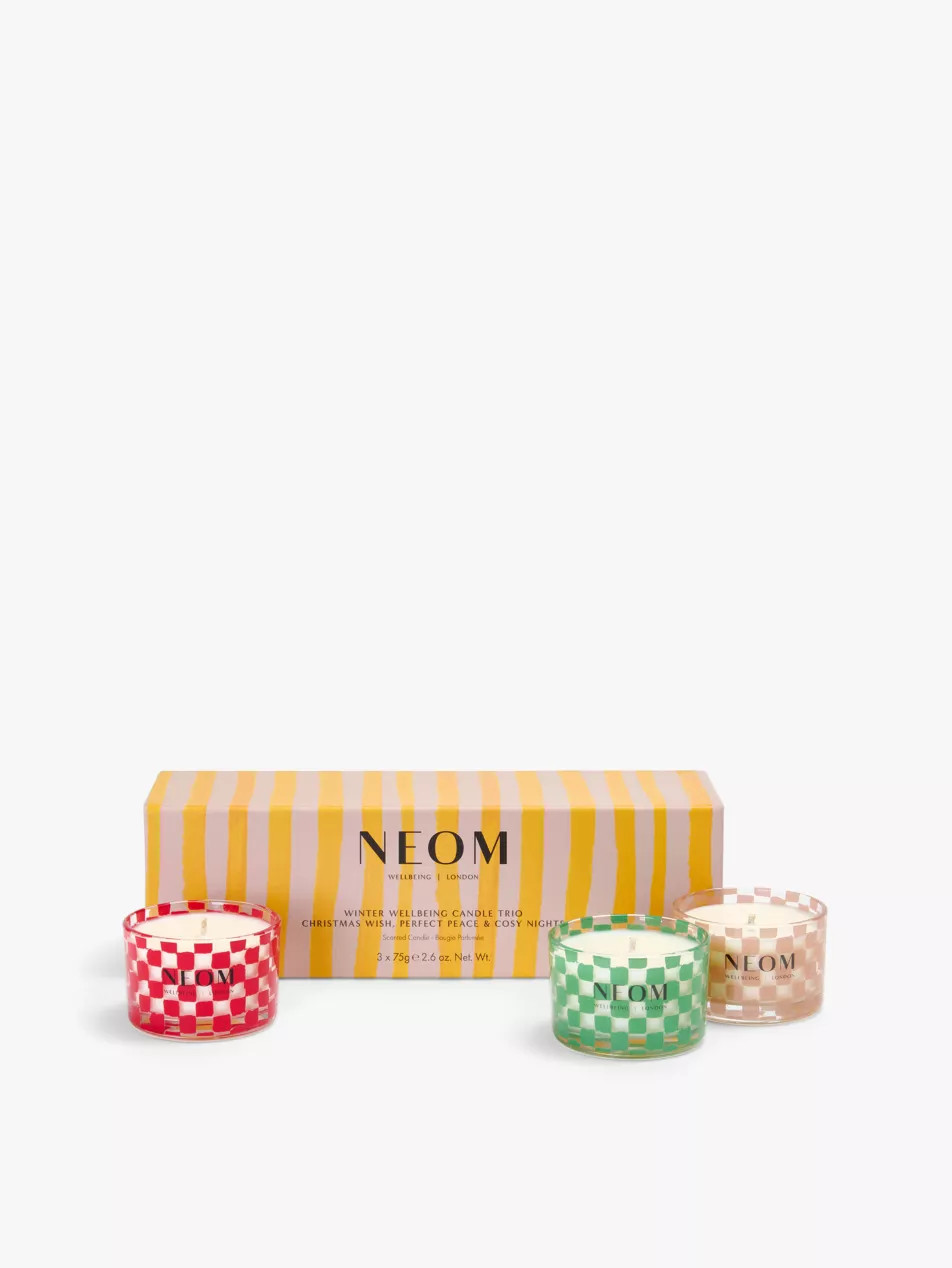 Winter Wellbeing scented candle trio gift set 75g | Selfridges