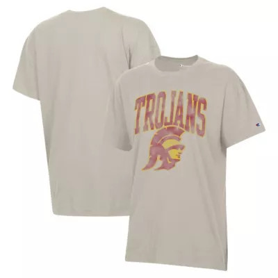 Champion NCAA USC Trojans Core Oversized T-Shirt, Tan, Large | Belk