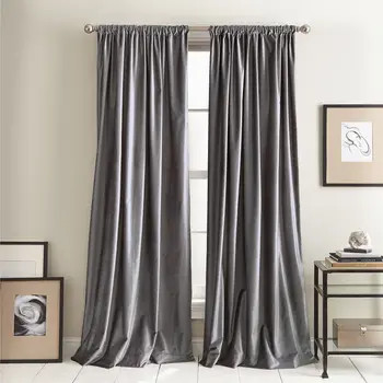 Modern Knotted Velvet Set of 2 Window Panels | Nordstrom