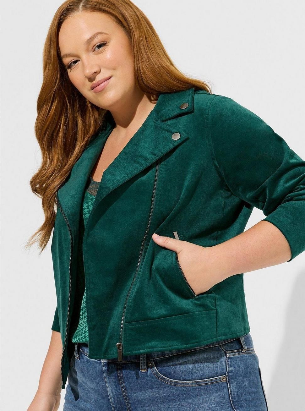 Velveteen Moto Jacket | Torrid (US & Canada)