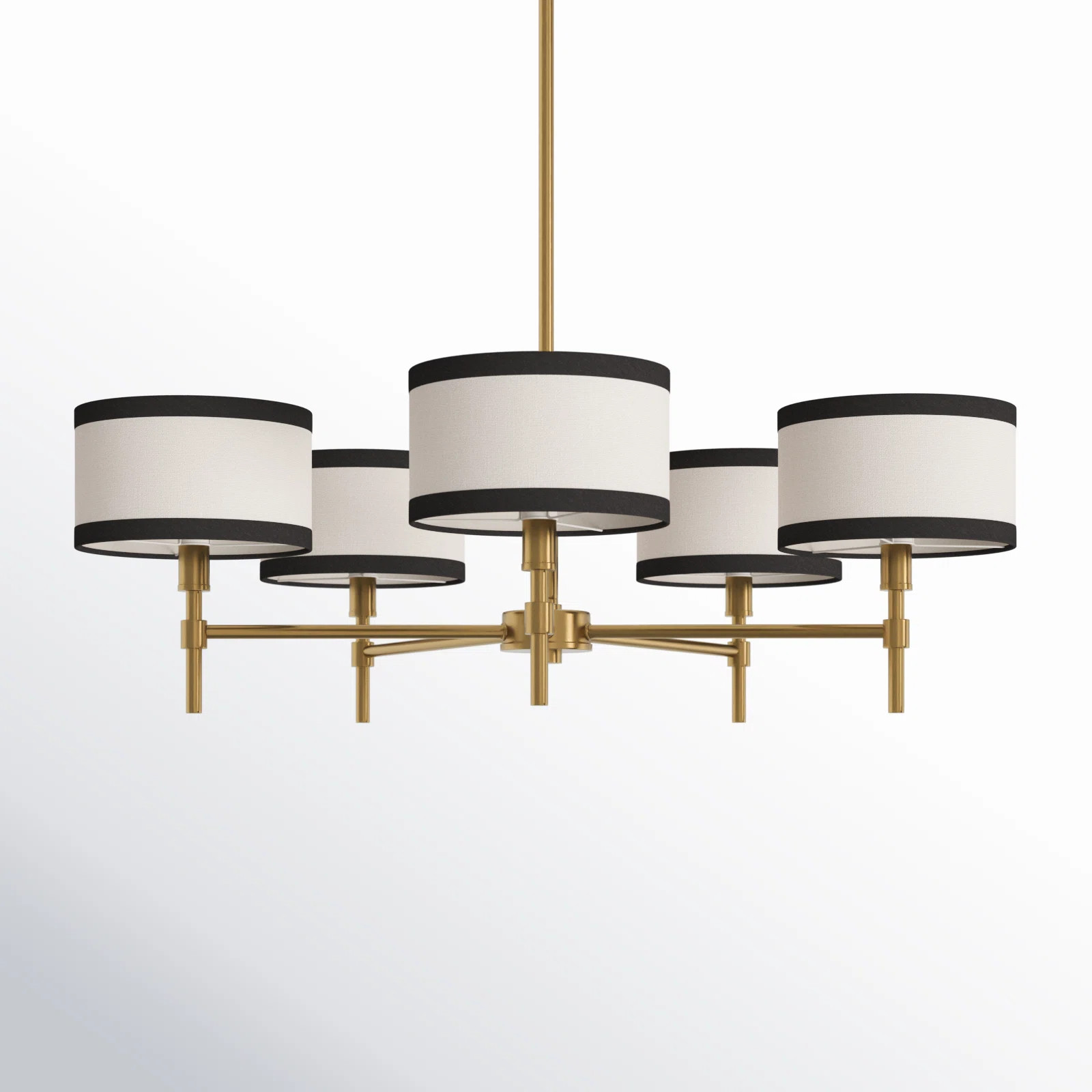 Birch Lane™ Sela 5 - Light Shaded Drum Chandelier & Reviews | Wayfair | Wayfair North America