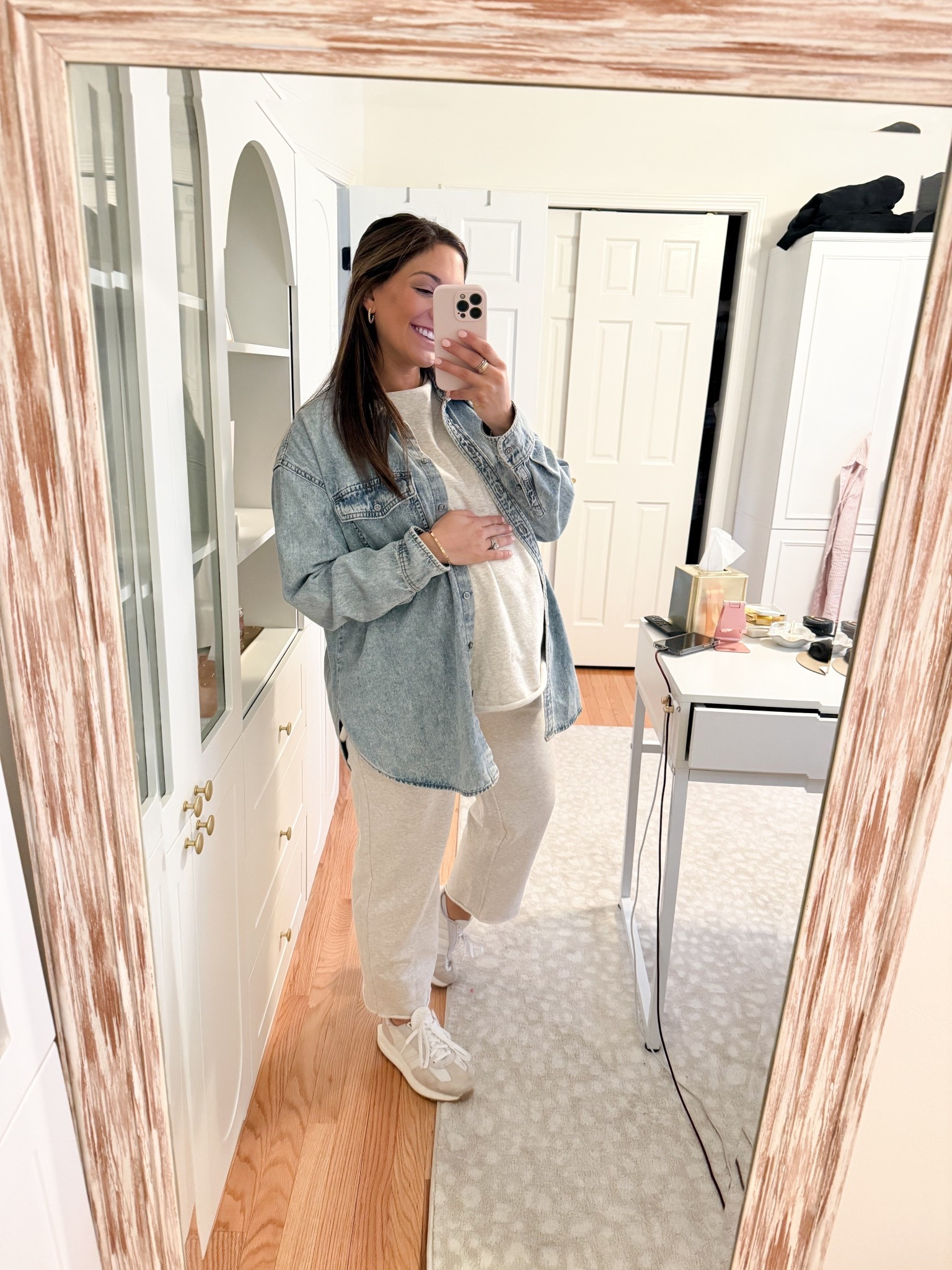 The most comfortable sweatsuit 😍 wearing size small spring style
Casual style
Casual wear
Lounge set
Maternity style
Pregnancy looks
Pregnancy outfit 

#LTKBump #LTKStyleTip #LTKFindsUnder50
