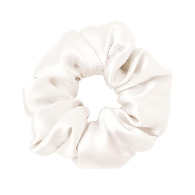 LilySilk Silk Charmeuse Scrunchy -Regular -Scrunchies For Hair - Silk Scrunchies For Women Soft H... | Amazon (US)