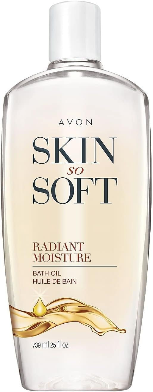 Skin So Soft Radiant Moisture Bath Oil, Bonus Size 25 fl oz – with Argan Oil, Silk Proteins & I... | Amazon (US)