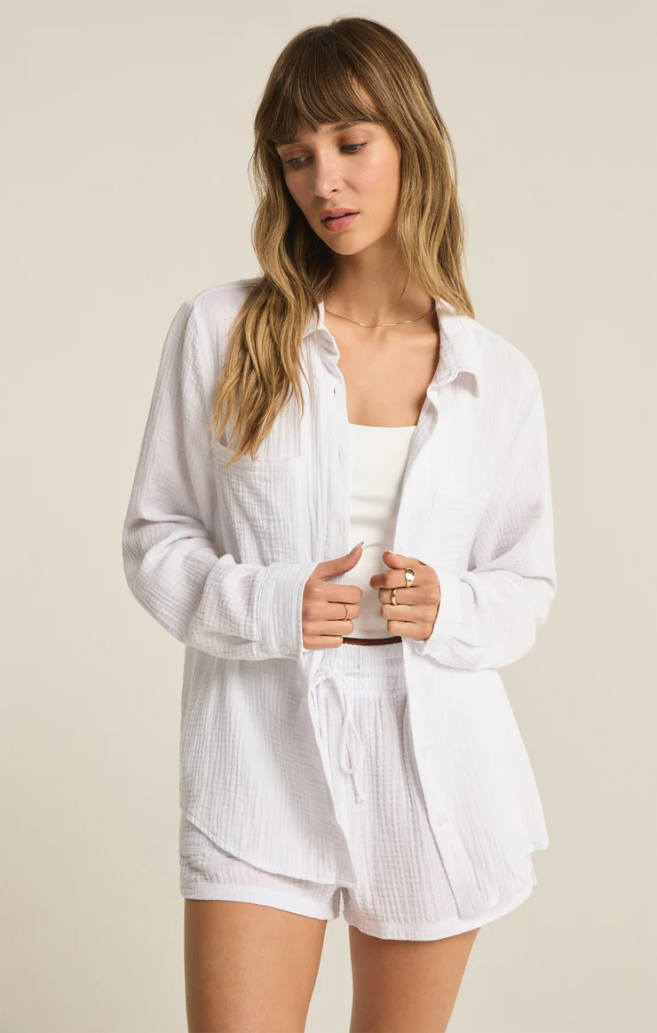 Kaili Button Up Gauze Top | Z Supply