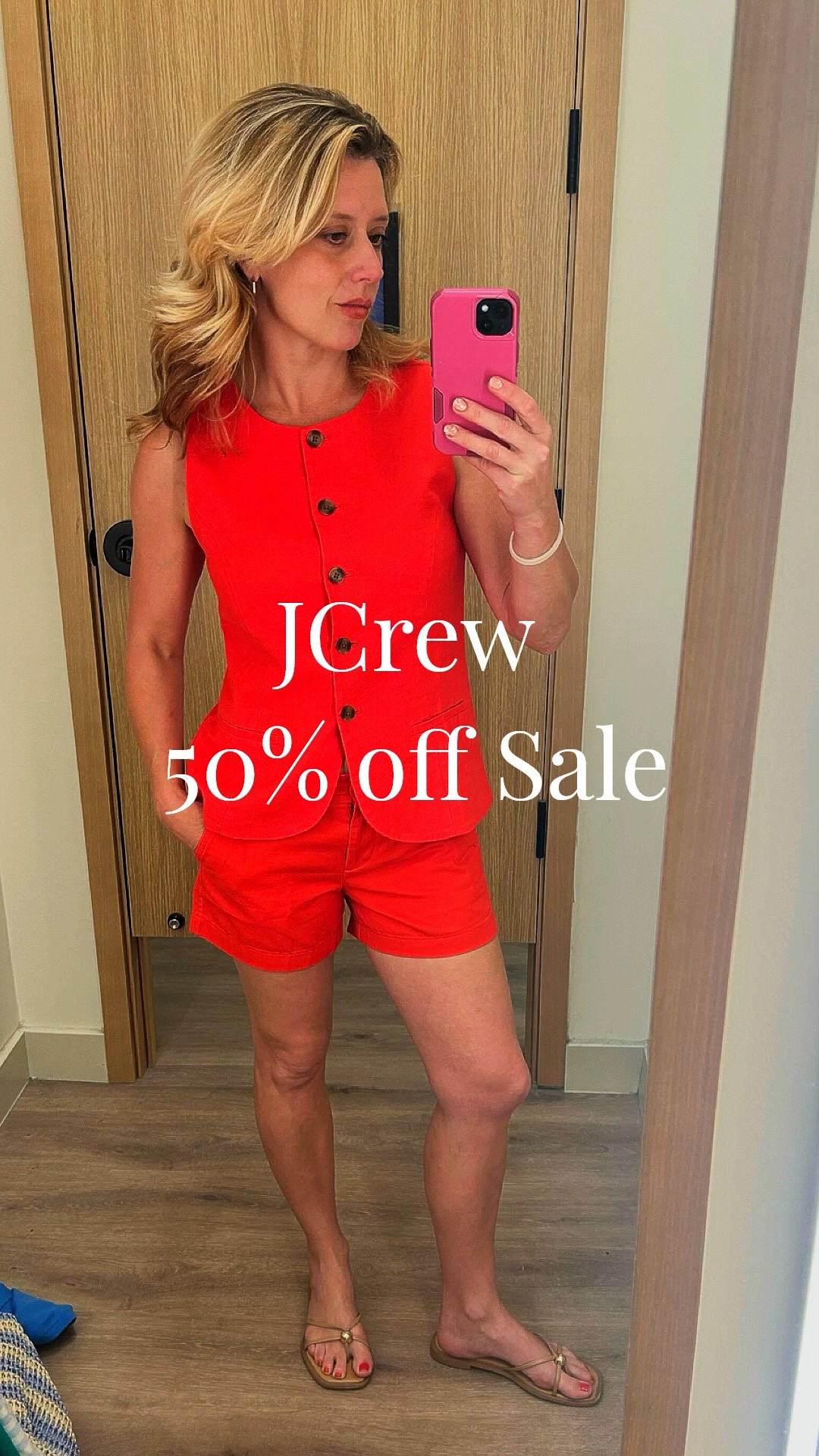 Getting ready for a trip to the big apple and it was fitting to stop at @jcrew for their current sale! Tomato orange red linen vest, shorts and drawstring pants for a polished but casual old money look. Grabbed linen sailor pants in khaki and blue for warm Summer days on the East Coast. The whole store is 50% off so I listed more of my favorites.

Oh and don’t forget to grab their essential tees! The softest material ever in Italian dyes that pop!

#worthit #italiansummer #eastcoast #newyorkcity #jcrew #ltktravel #memorialdayweekend

#LTKootd #LTKdayinmylife
