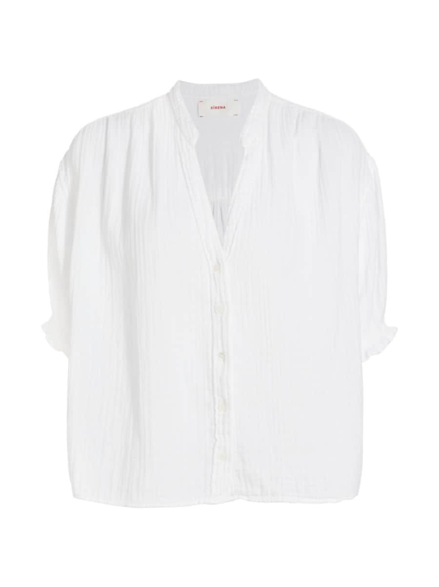 Alyss Textured Shirt | Saks Fifth Avenue