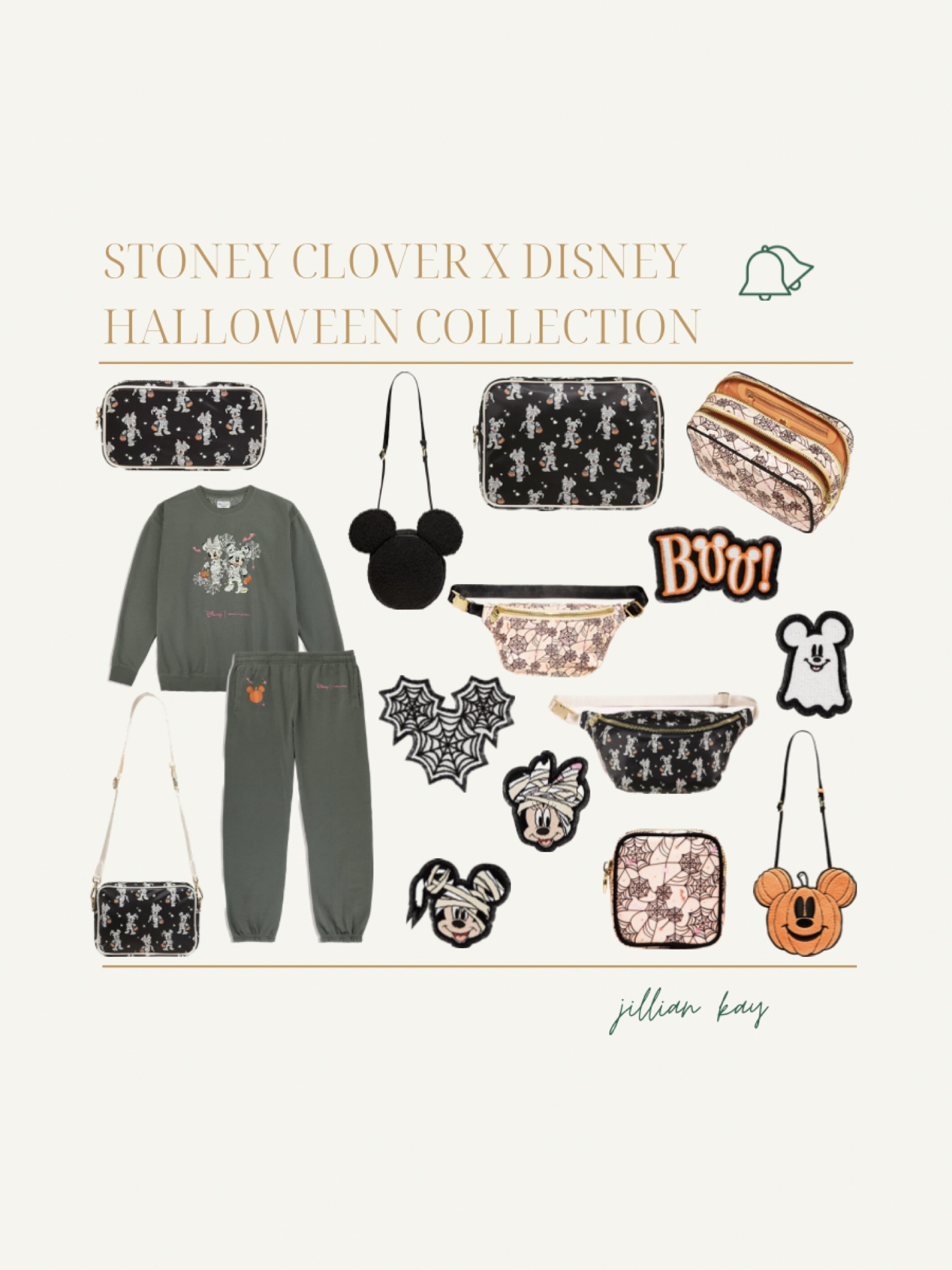 New Stoney Clover Lane Disney Mickey & Friends Halloween Collection! 🖤🎃🐭✨🕸️

Ig: @jkyinthesky & @jillianybarra
TikTok: @jill.ybarra 

#disney #disneystyle #disneyhalloween #stoneyclover #disneyaccessories #mickeyandfriends 

#LTKItBag #LTKStyleTip #LTKSeasonal