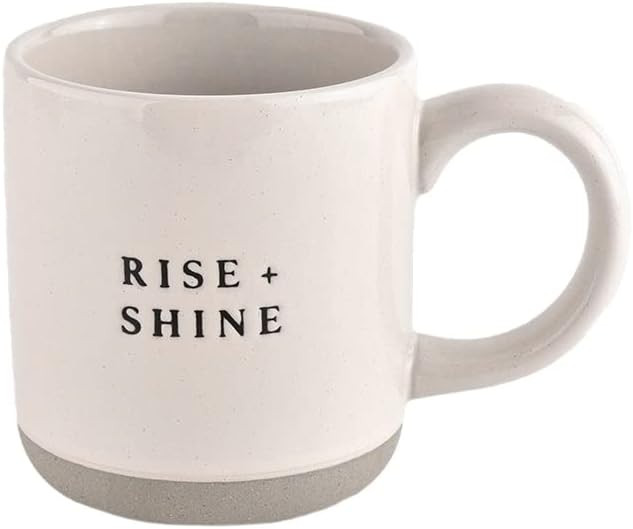 Sweet Water Decor Stoneware Coffee Mugs | Novelty Coffee Mugs | 14oz Stoneware Coffee Cup | Microwav | Amazon (US)