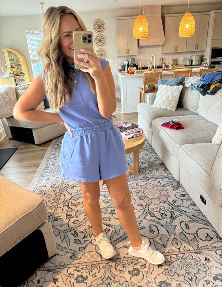 Last day to save 15% on this adorable romper from Abercrombie! 

I paired it with sneakers from Amazon! I’m wearing a Medium petite it’s TTS! 

#LTKFindsUnder100 #LTKSaleAlert #LTKStyleTip