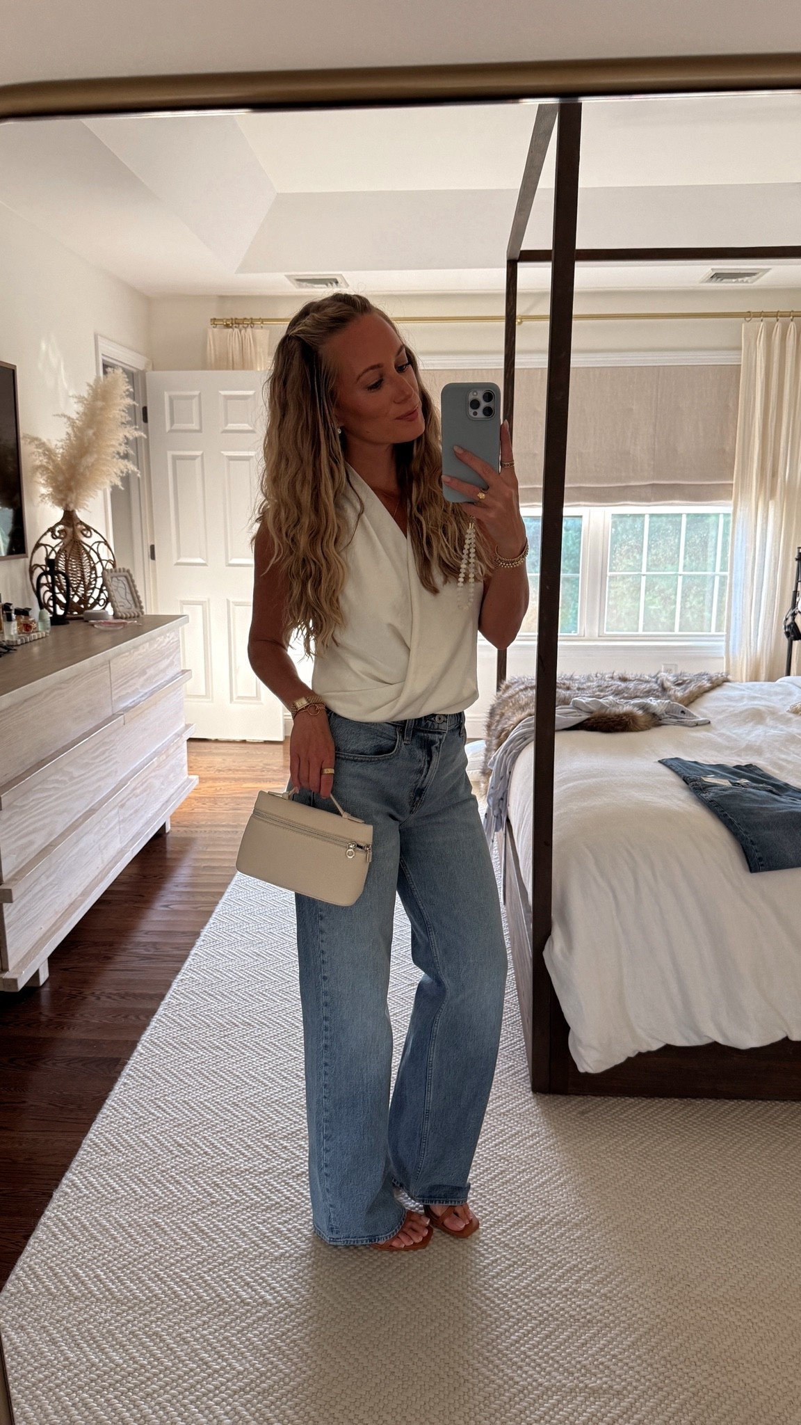 @Aritzia top paired with @abercrombie denim OOTD 

Wearing S in the top and 27 in jeans

#LTKootd #LTKSeasonal