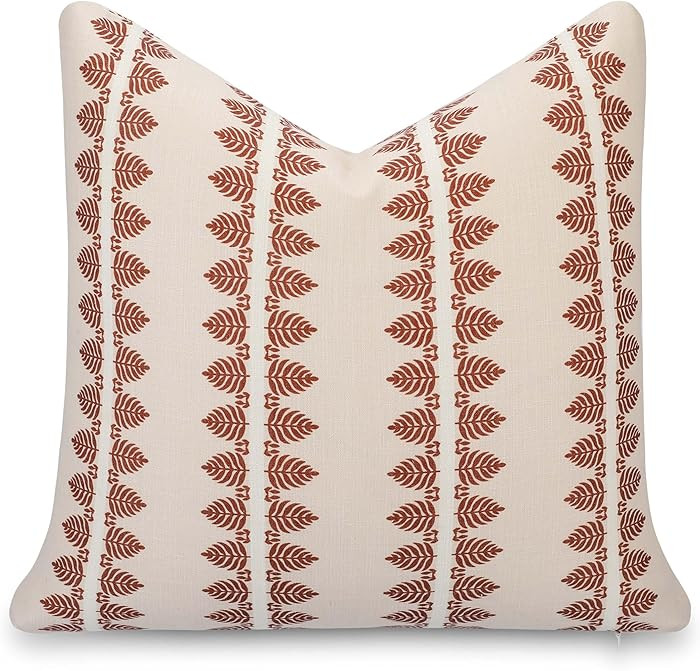 Crumbs Home Modern Farmhouse California Casual Indoor Outdoor Throw Pillow Cover, 20"x20" Water R... | Amazon (US)