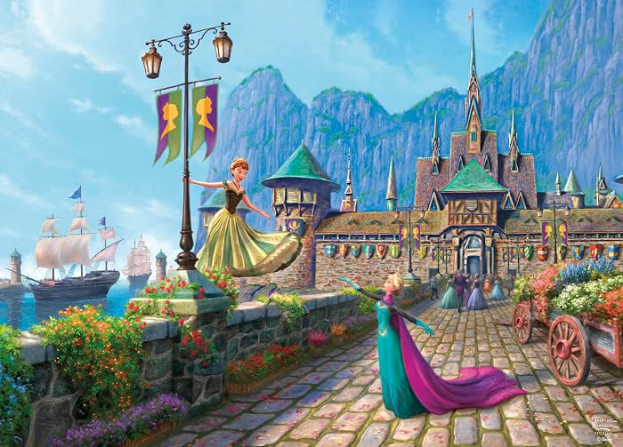 Thomas Kinkade Disney Art, Made in USA, Recycled Board, Finished Size 26.6 x 19 in, Includes Post... | Amazon (US)