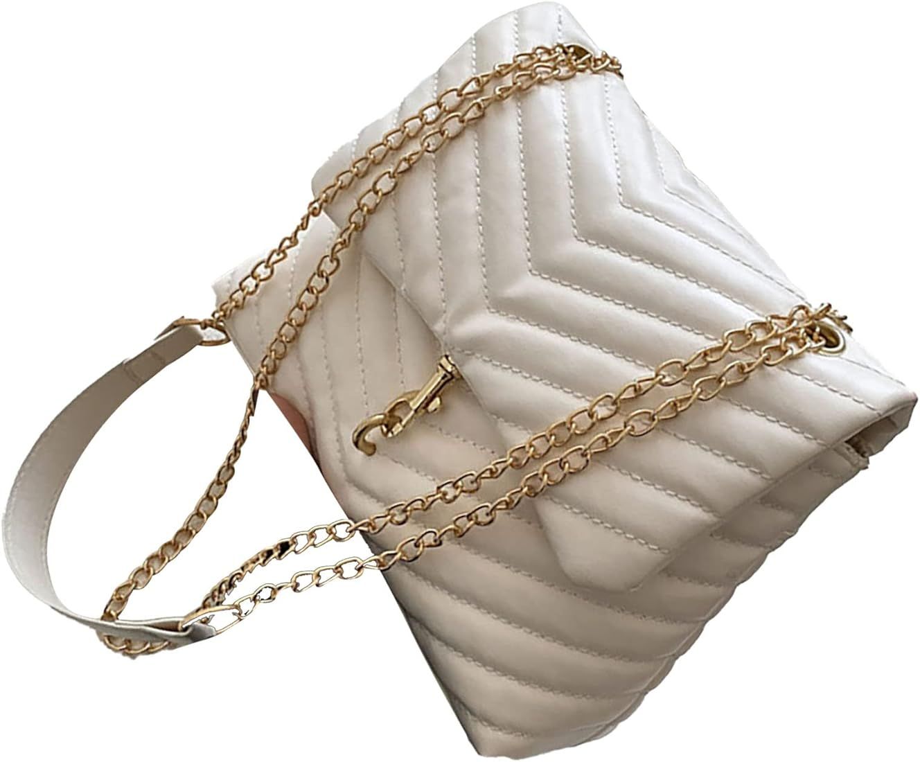 Shoulder Bag with Chain, Handbag with Chain, Fashion Trend for Women | Amazon (US)