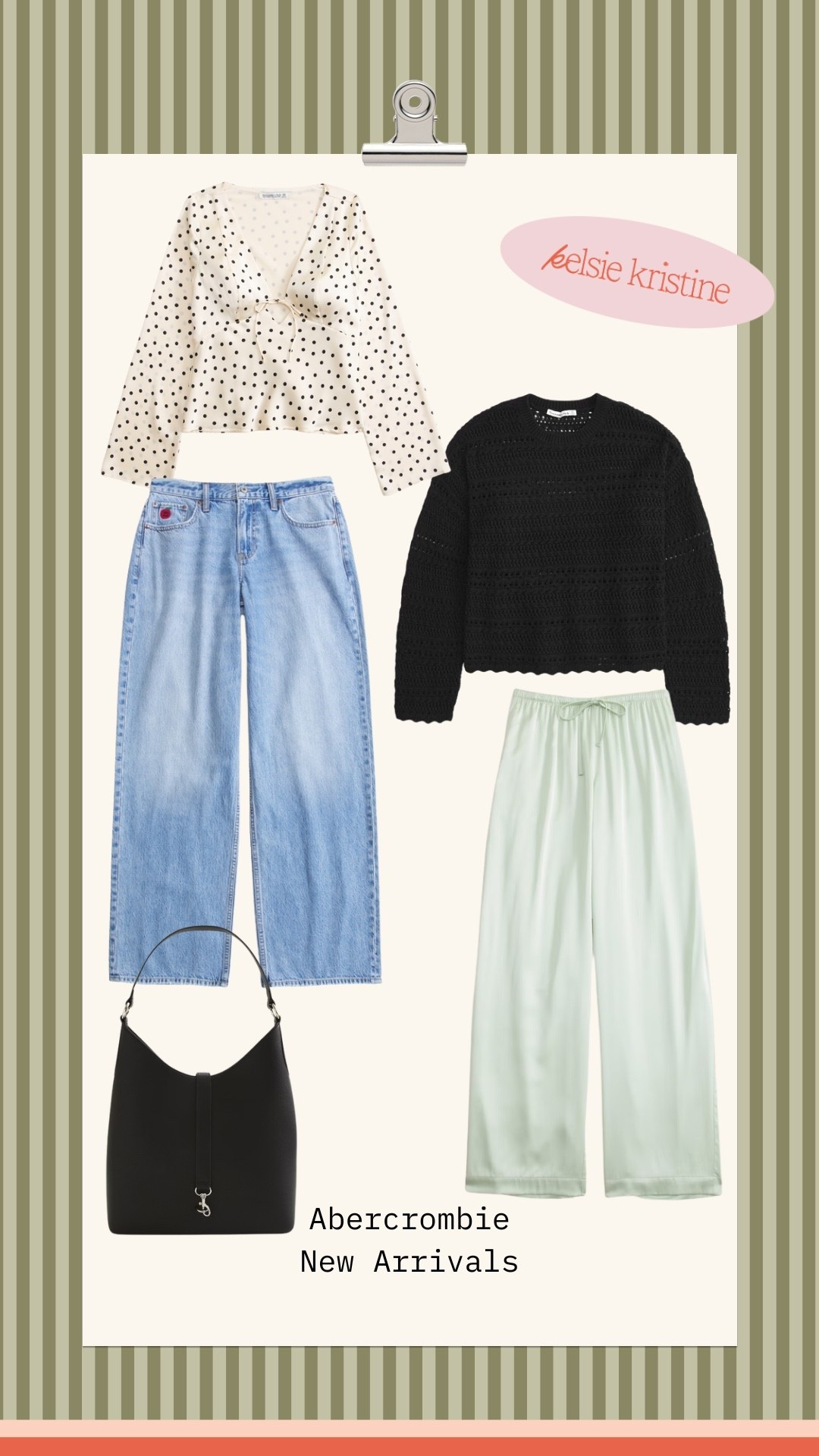 another round of Abercrombie faves 🌿 that polka dot blouse is such a cute transitional piece, and I can’t get over the crochet sweater with those sage trousers — soft, easy, effortless. two full outfits, endless mixing possibilities!

#AbercrombieNewArrivals  #FallFashion #OOTD #CasualStyle #AbercrombieStyle #PolkaDots #CrochetSweater #StyleInspo #WhatIWore #NewArrivals #FallWardrobe #OutfitOfTheDay #EffortlessStyle #ShopTheLook

#LTKMidsize #LTKootd