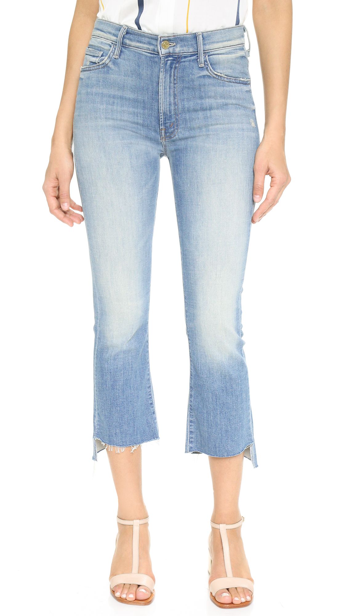 Insider Crop Step Fray Jeans | Shopbop