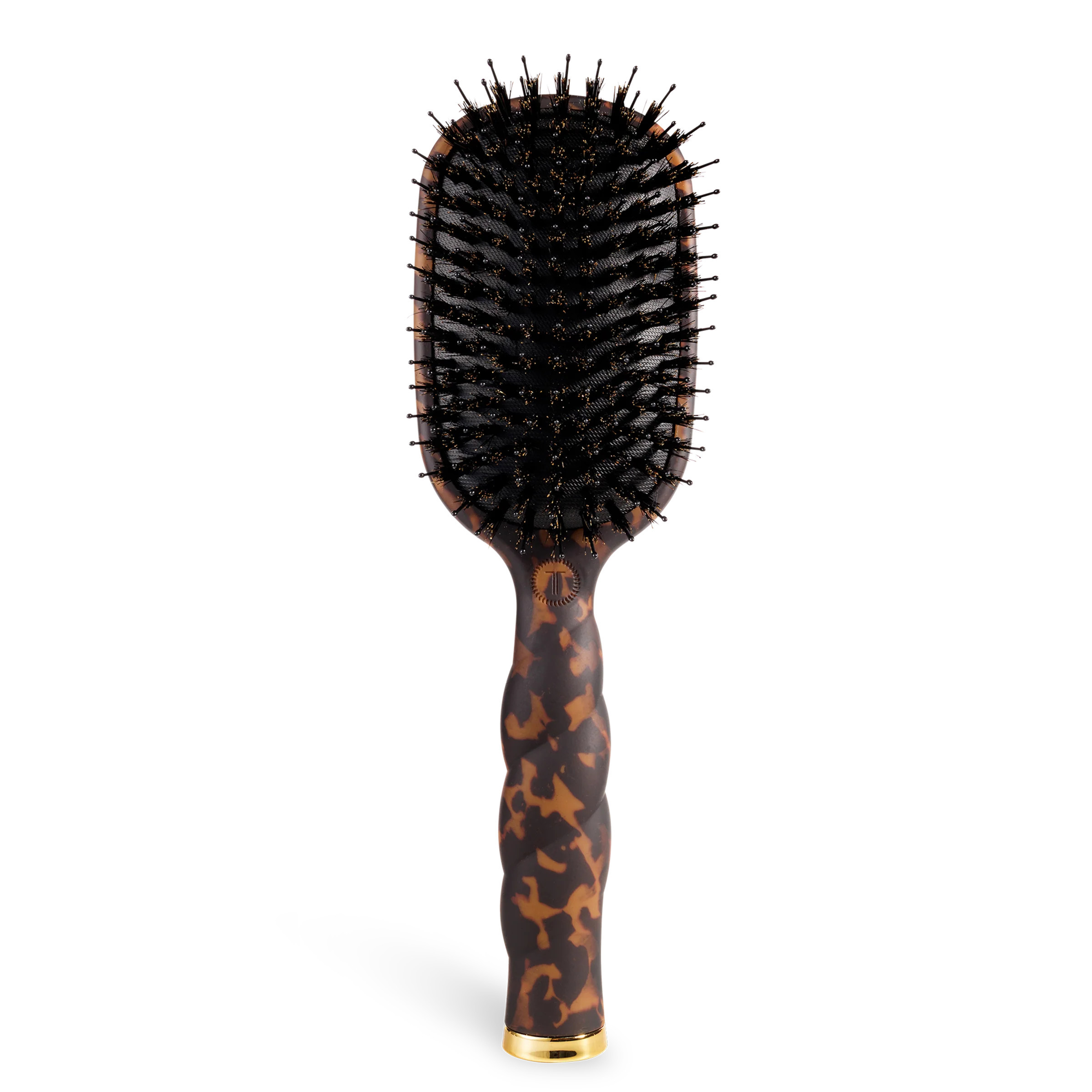 Boar Bristle Hair Brush - Tortoise | TELETIES