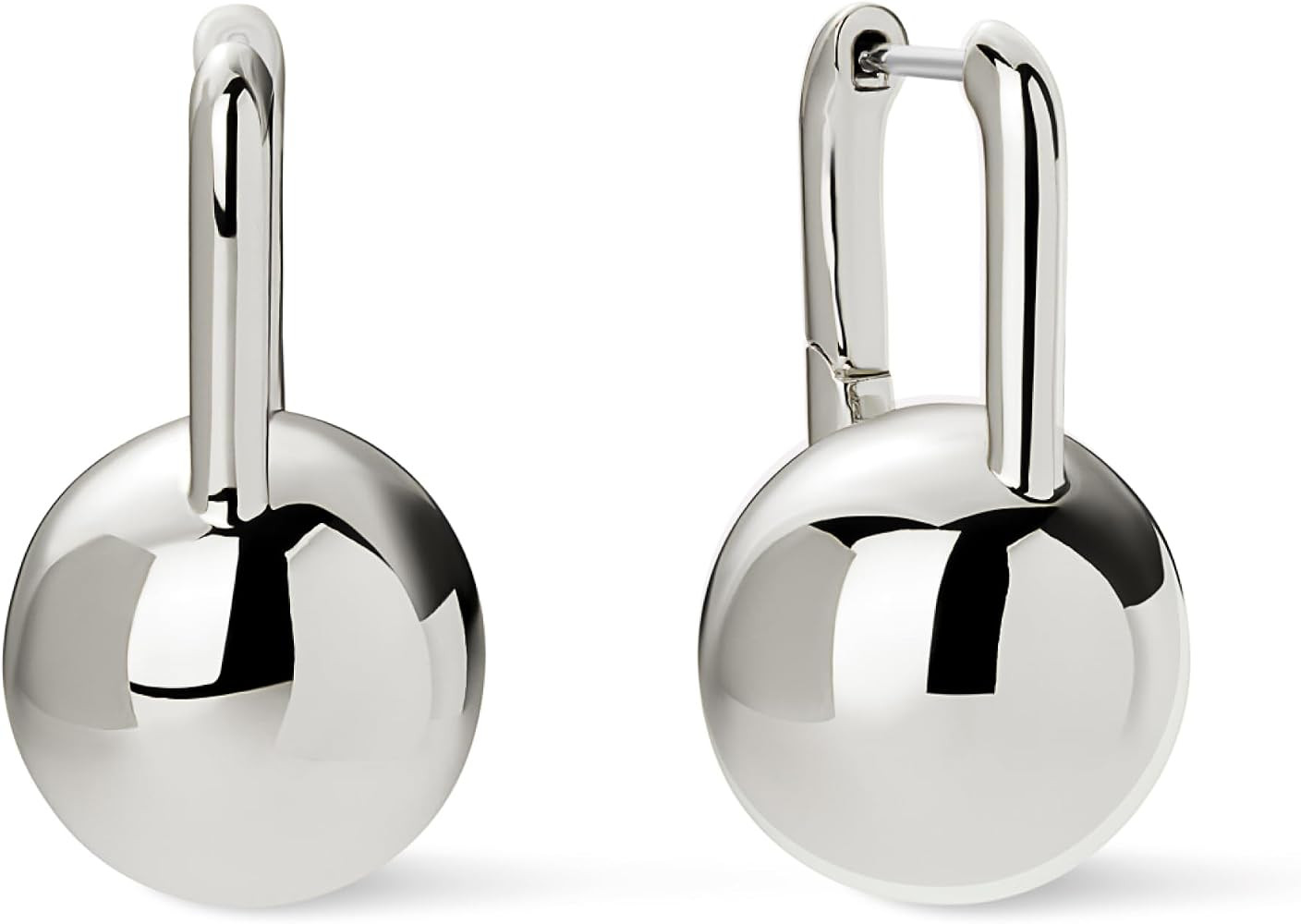 Ana Luisa Chunky Ball Earrings - 14K Gold Plated & Silver Rhodium Plated | Amazon (US)